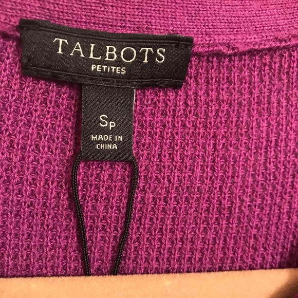2 for $10 ✨ Talbots cardigan size SP💜 - Picture 2 of 6